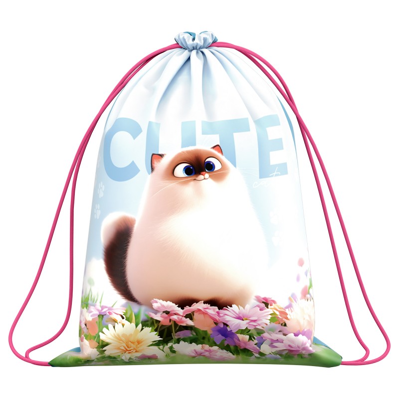 Мешок для обуви 1 отделение ArtSpace Cute cats, 340*420мм