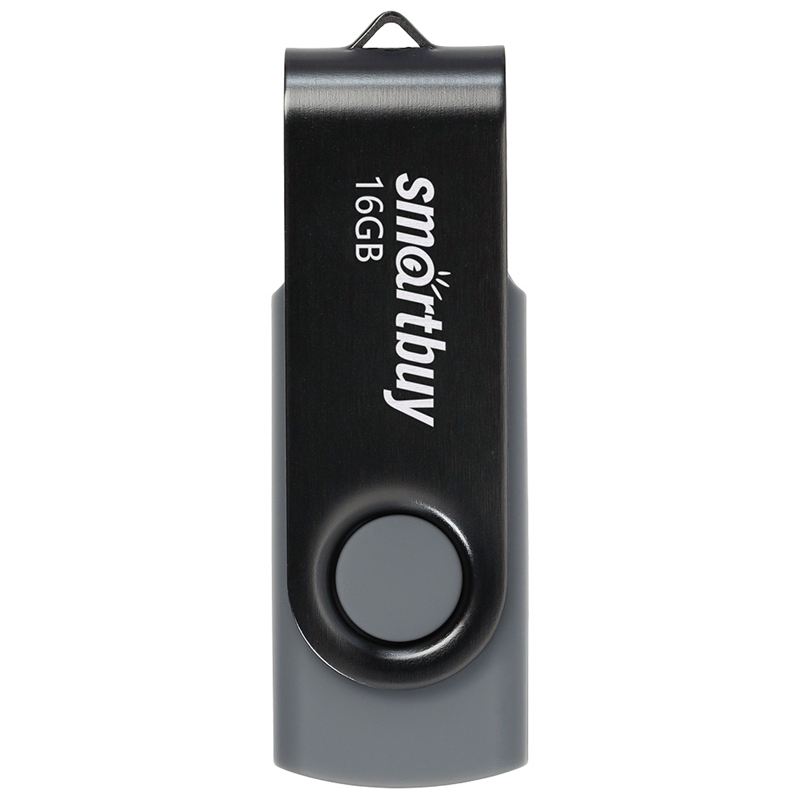Память Smart Buy "Twist" 16GB, USB 2.0 Flash Drive, черный SB016GB2TWK