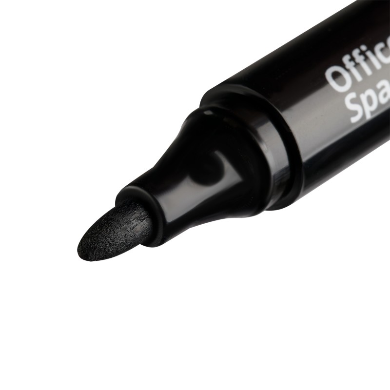 Маркер для белых досок OfficeSpace "Bullet" черный, пулевидный, 2,5мм