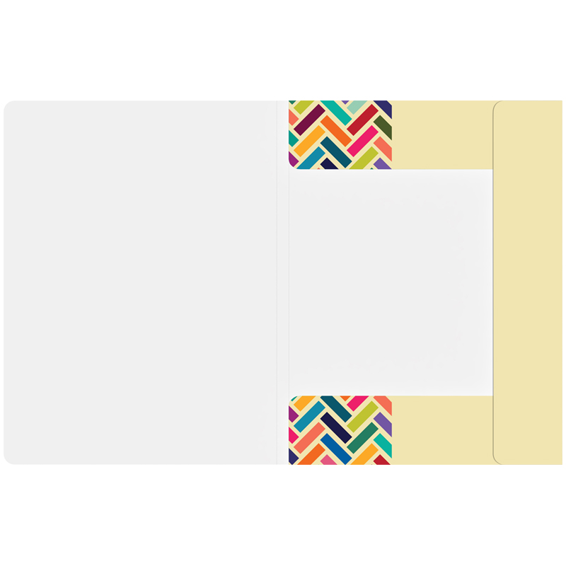 Папка для тетрадей на резинке Berlingo "Geometry" А5+, 600мкм, с рисунком